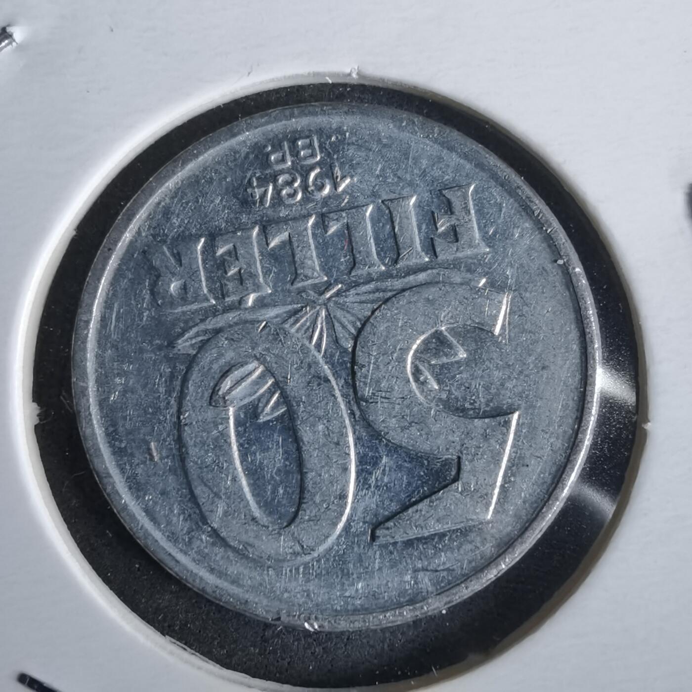 沼泽如烟--第968场 匈牙利1984年50菲勒