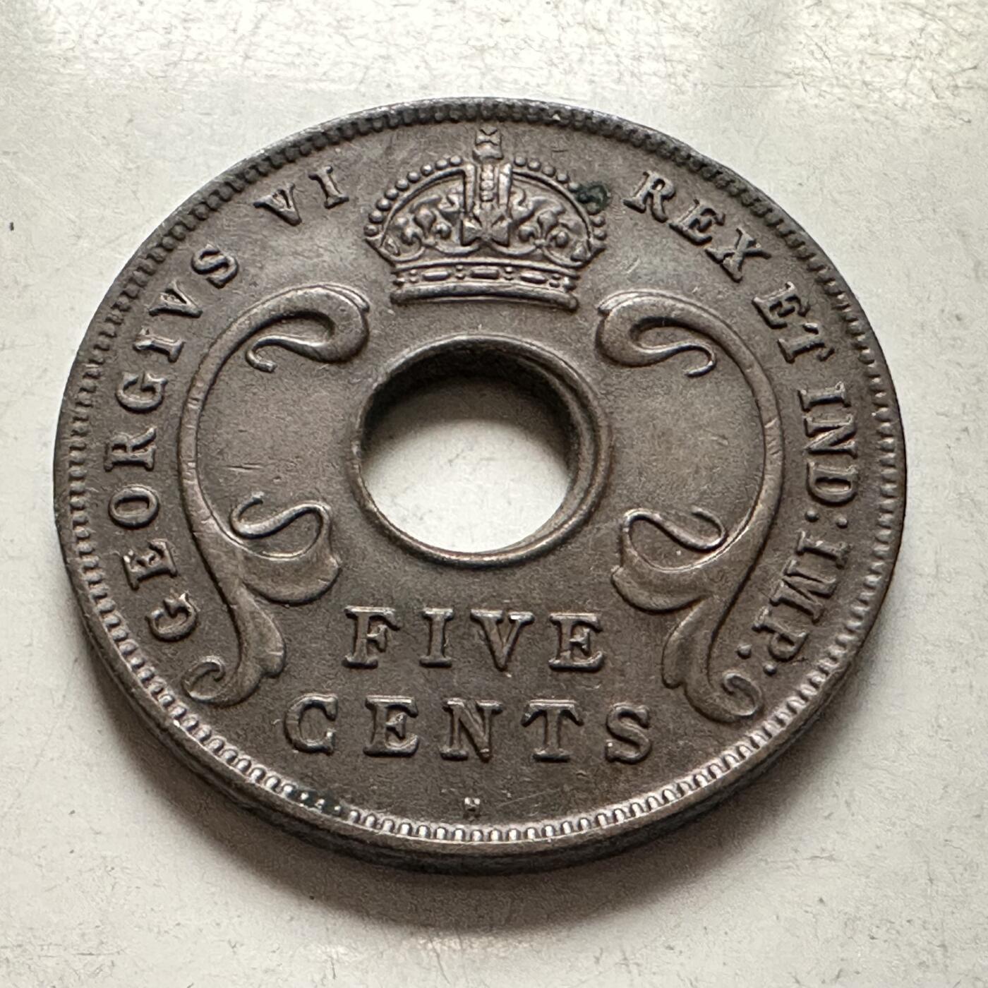 🌹外币初藏🌹🐯2026年第10场  每周二四六晚8️⃣点 接代拍 英属东非1937年5分