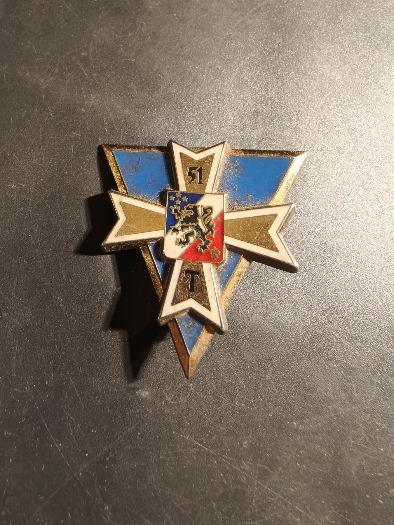 老王徽章第178期 法国陆军第51通信团证章