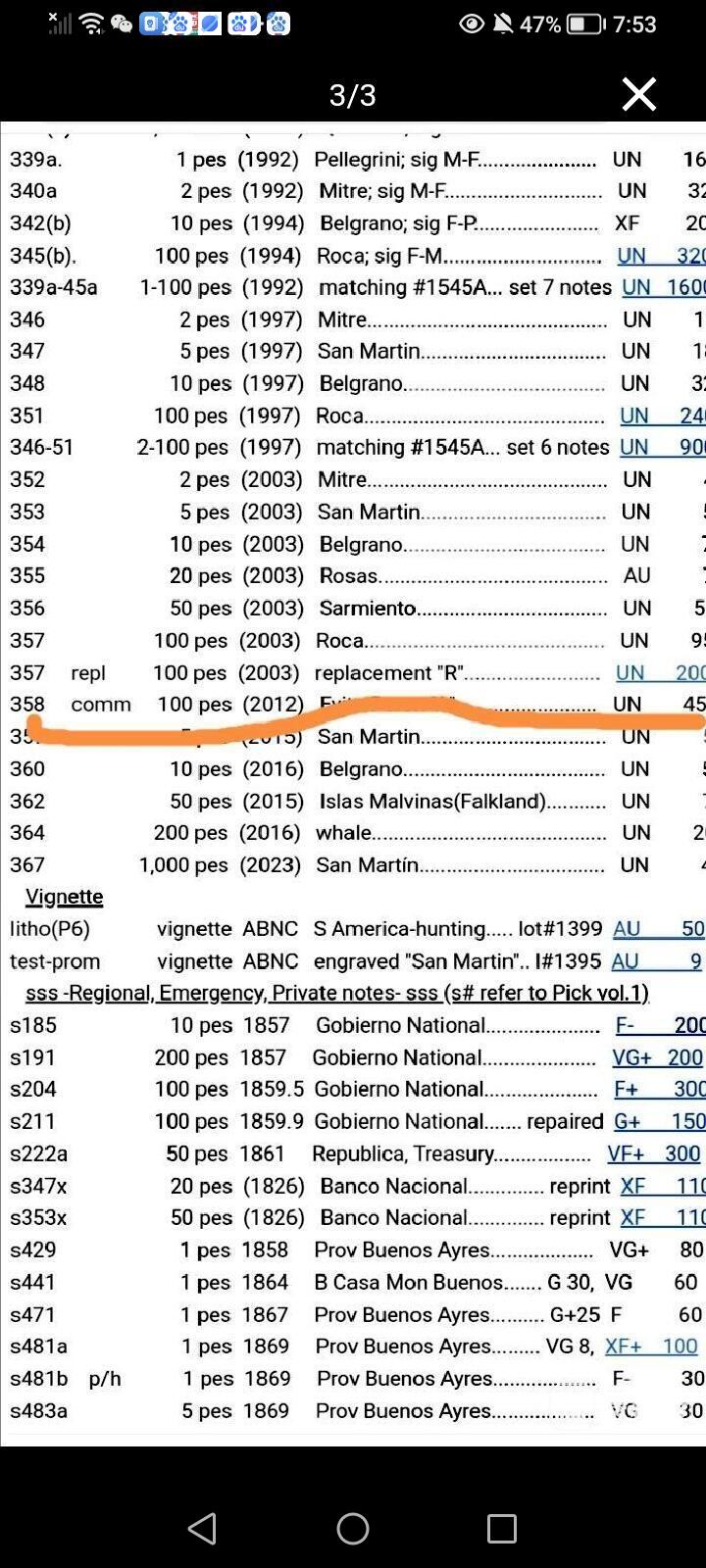 全新阿根廷2012年贝隆夫人逝世60周年100比索纪念钞靓品纸币