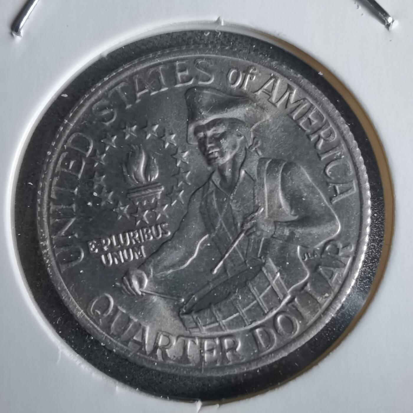 沼泽如烟--第968场 美国1976年25分纪念币