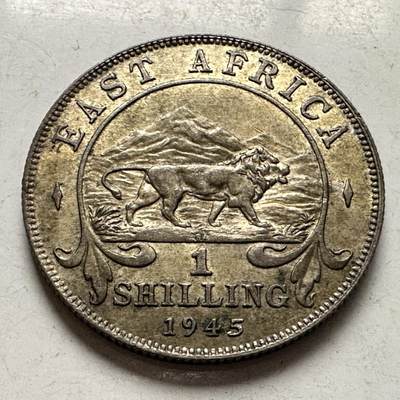 🌹外币初藏🌹🐯2026年第10场  每周二四六晚8️⃣点 接代拍 - 英属东非1945年一先令银币