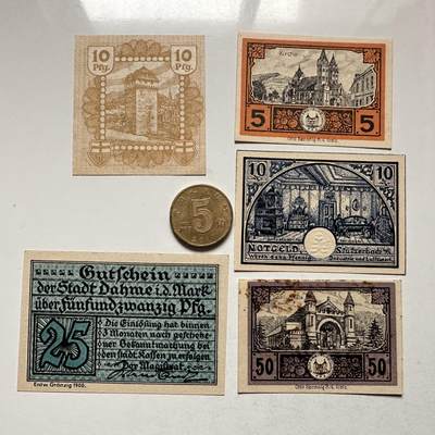 🌹外币初藏🌹🐯2026年第10场  每周二四六晚8️⃣点 接代拍 - 德国一战时期紧急币—3