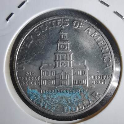 沼泽如烟--第968场 - 美国1976年半圆纪念币