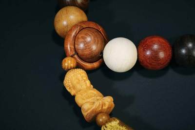 上海都达杂项专场七十三【全场包邮】 天然多宝珠2.0宝宝佛流苏车挂86-292