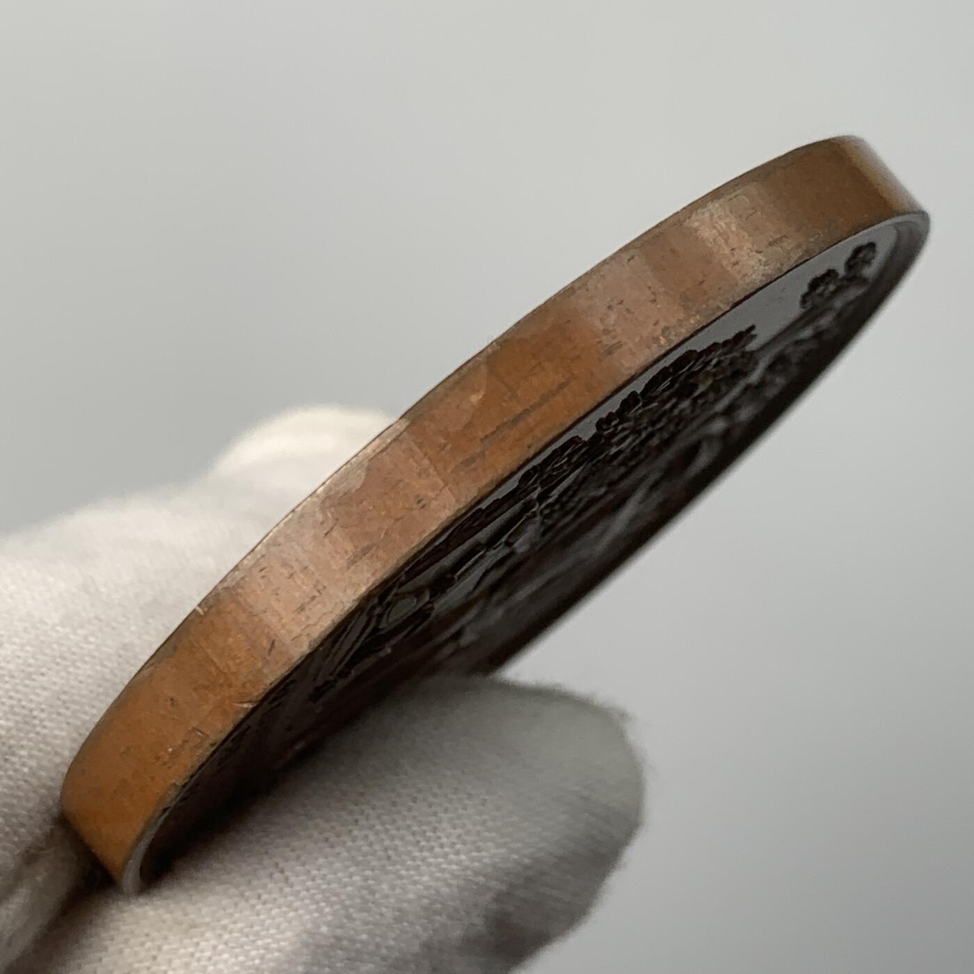 掌中浮雕-藏着的欧洲第050场 1834年普鲁士将军、货币局长兼财政部长冯.维利奇伯爵铜章，50mm，70g