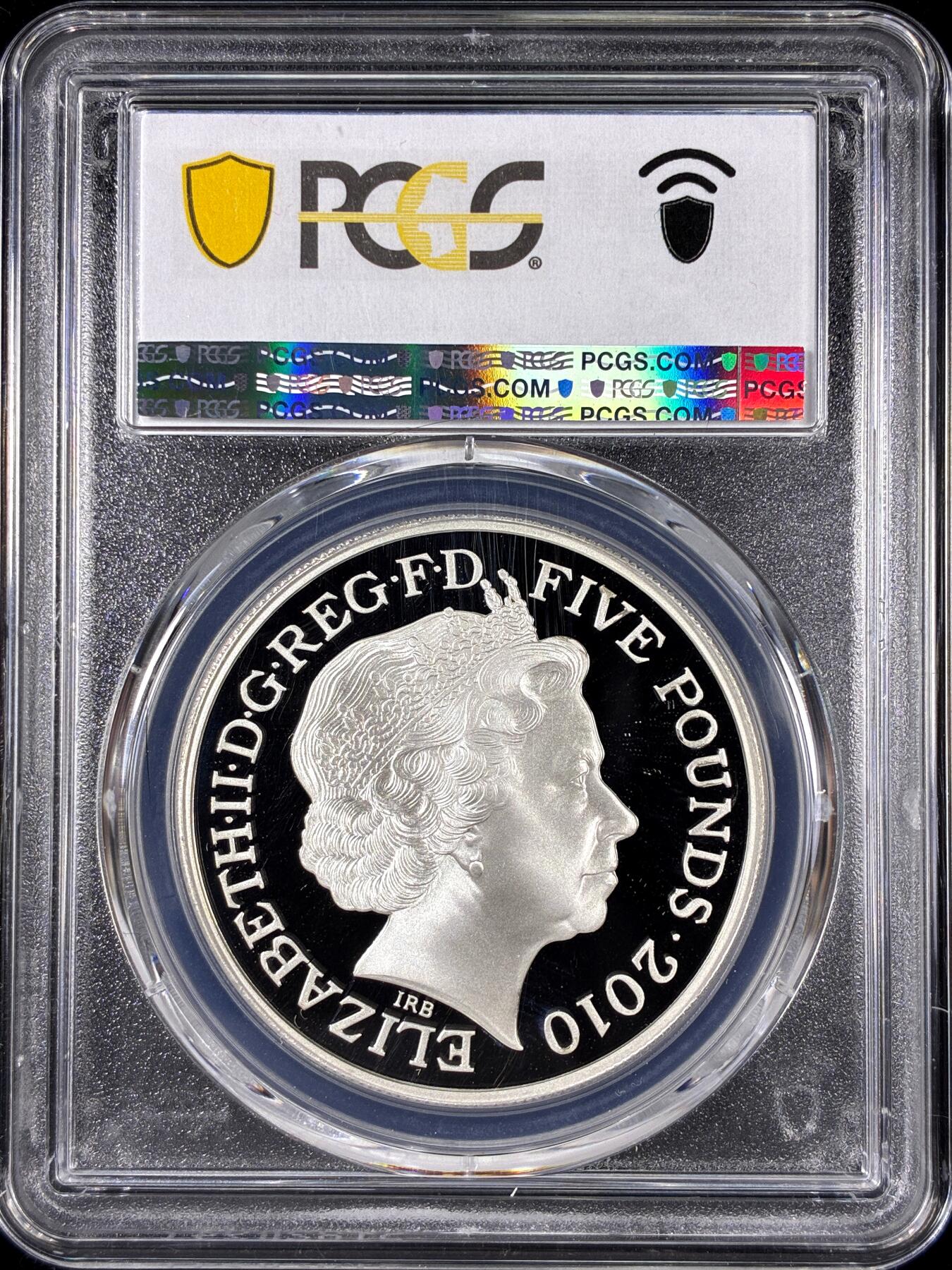 【雨安】【直播拍卖】【第0126期-评级币章】2026-01-24 周六 19:30 [评级现代] Great Britain 英国 5镑 2009年 伦敦奥运会-风向标 PCGS-PR70DCAM 精制币