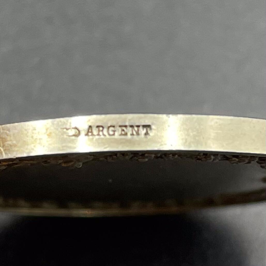 「木头集藏」章牌精品专场！ 法国婚礼纪念银章，直径：30.6 mm，14 g，边铭：丰饶角 ARGENT。