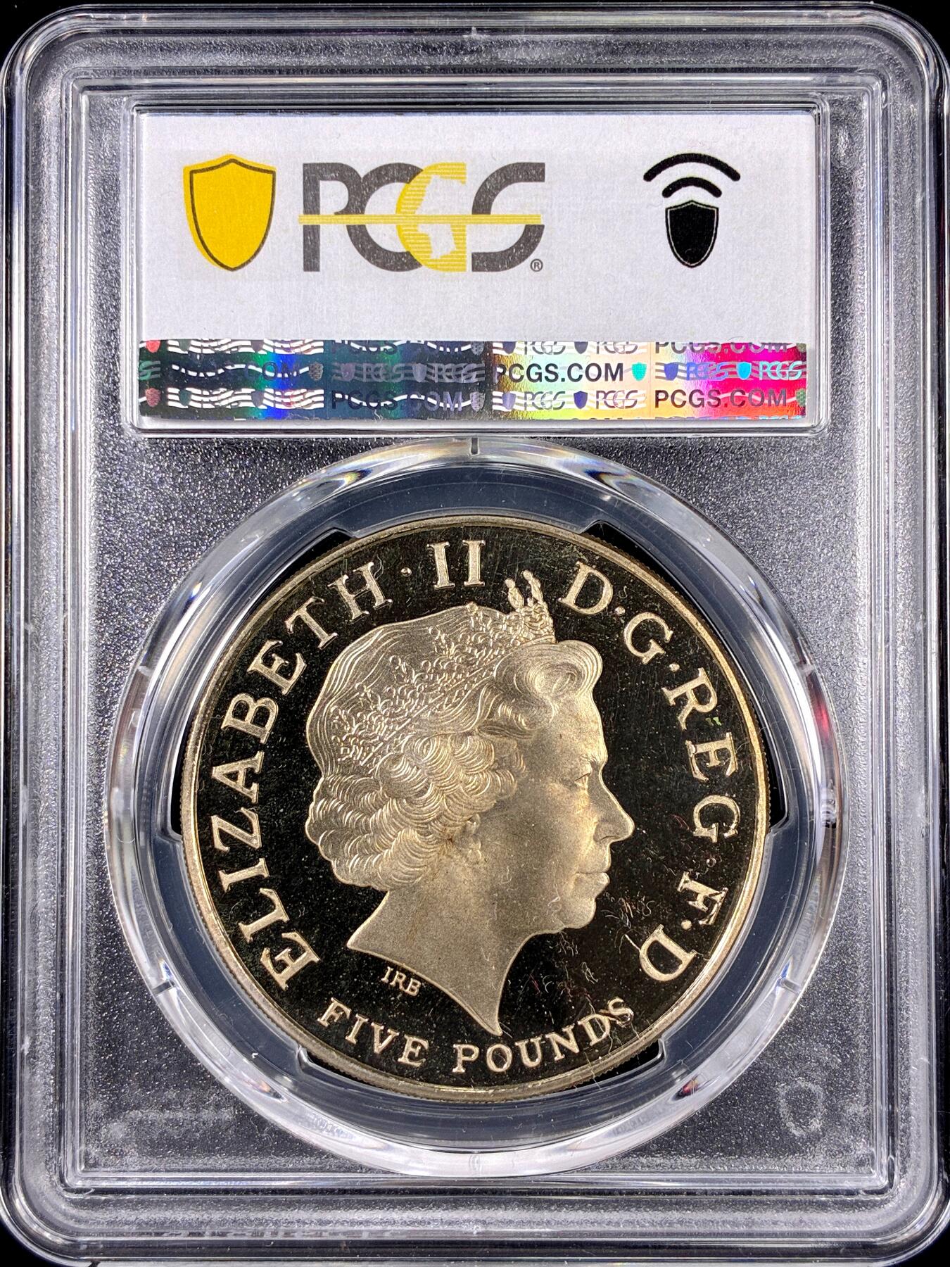 【雨安】【直播拍卖】【第0126期-评级币章】2026-01-24 周六 19:30 [评级现代] Great Britain 英国 5镑 2005年 特拉法尔加海战 PCGS-PR68DCAM 精制币