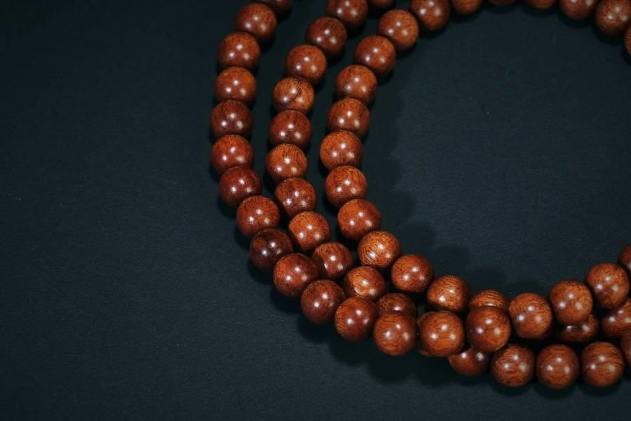 上海都达杂项专场四（全场包邮） 海南黄花梨0.6圆珠多圈手串 附鉴定证书86-261