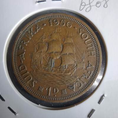 沼泽如烟--第968场 - 南非1956年1便士