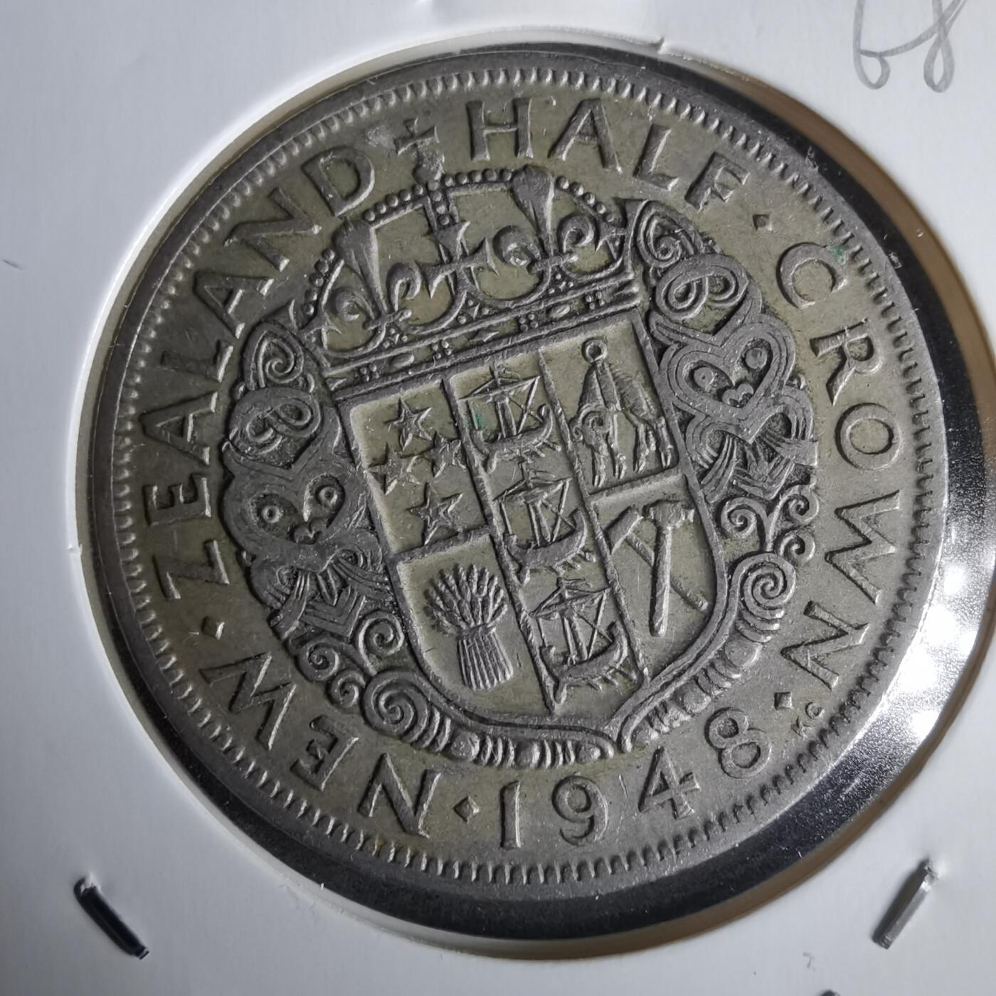 沼泽如烟--第968场 新西兰1948年半克朗