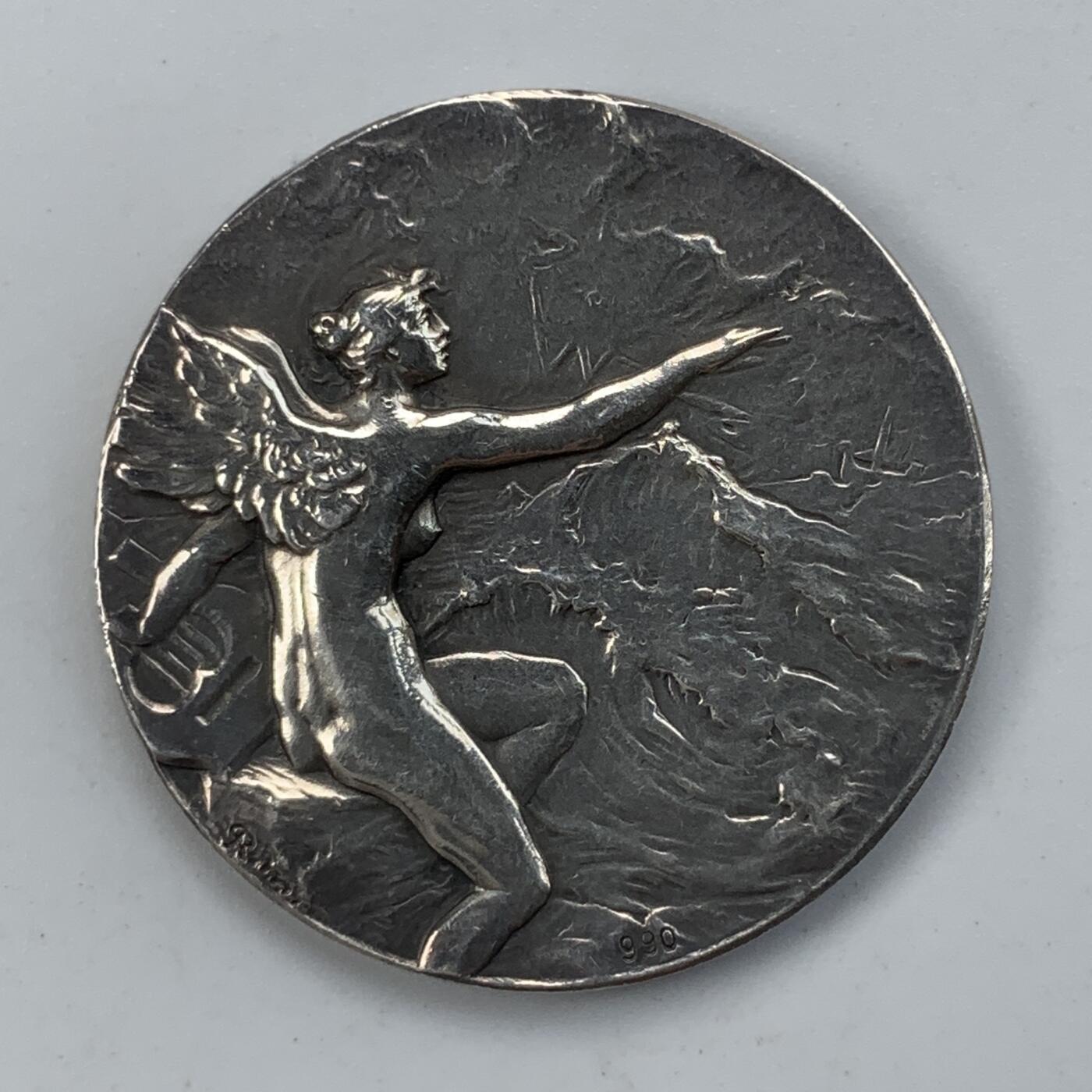 掌中浮雕-藏着的欧洲第050场 李斯特银章，29mm，9g，章面刻990银标，有合适的盒子