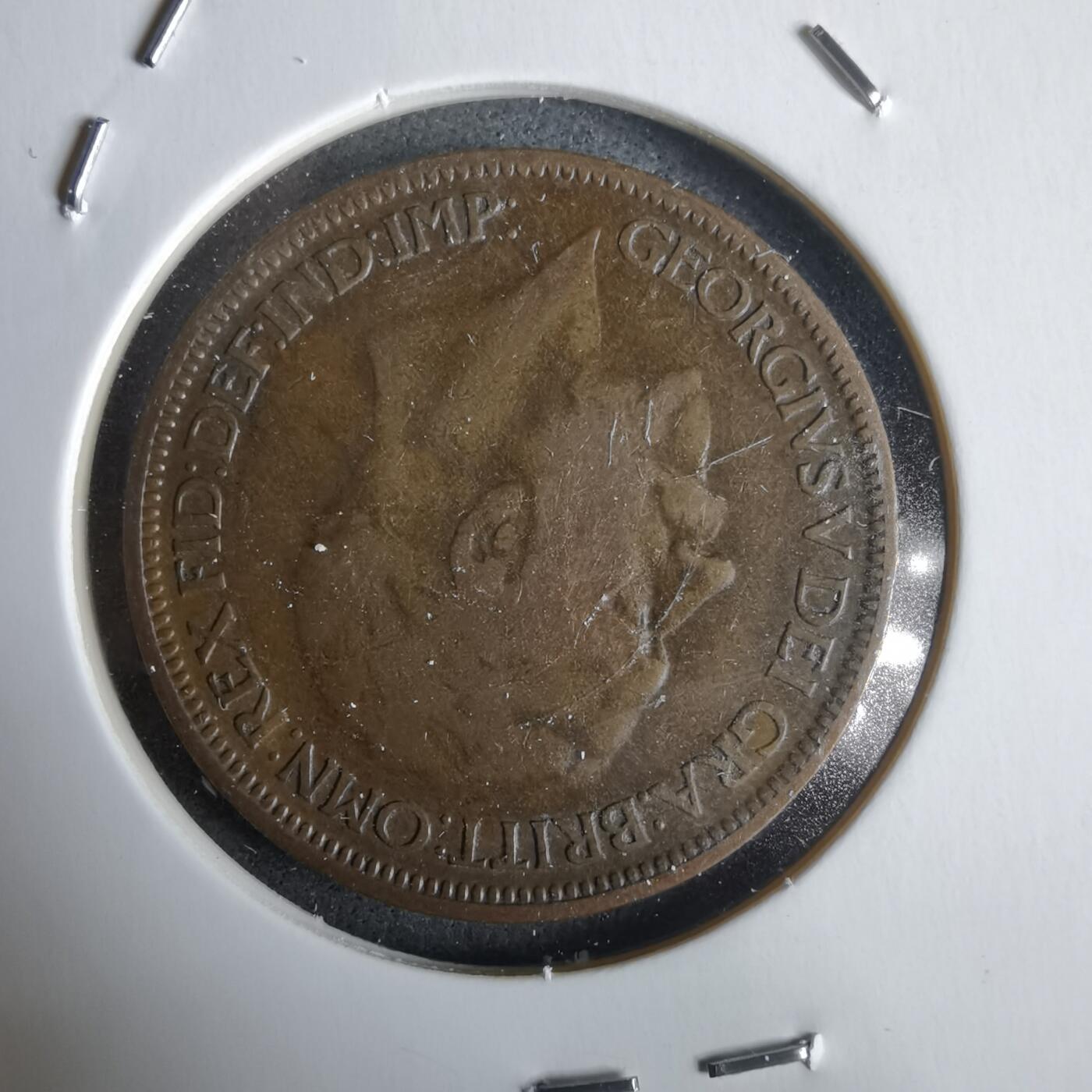 沼泽如烟--第968场 英国1926年半便士