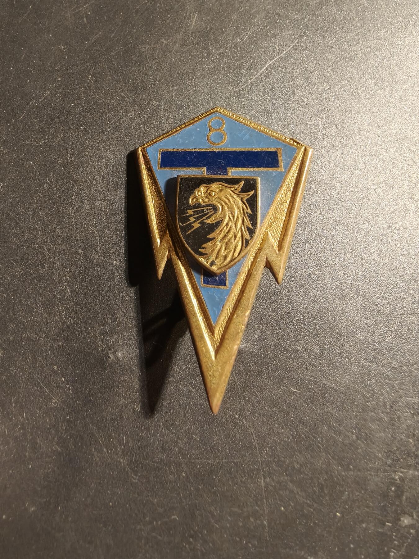 老王徽章第178期 法国陆军第8通信团证章