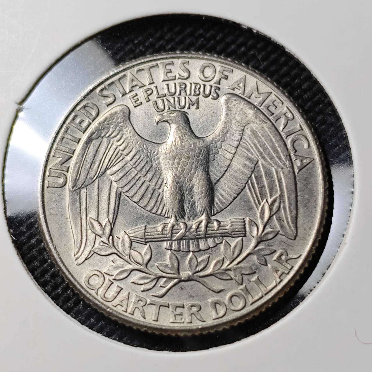 KK钱币收藏小铺  第388期  2月预留时间 周末发货  1987美国25分 好品