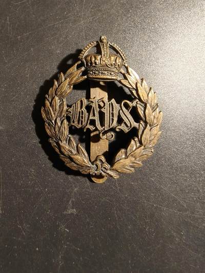 老王徽章第178期 - 英国陆军第2近卫龙骑兵团帽徽    一战时期