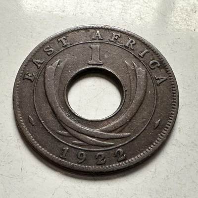 🌹外币初藏🌹🐯2026年第10场  每周二四六晚8️⃣点 接代拍 - 英属东非1922年一分