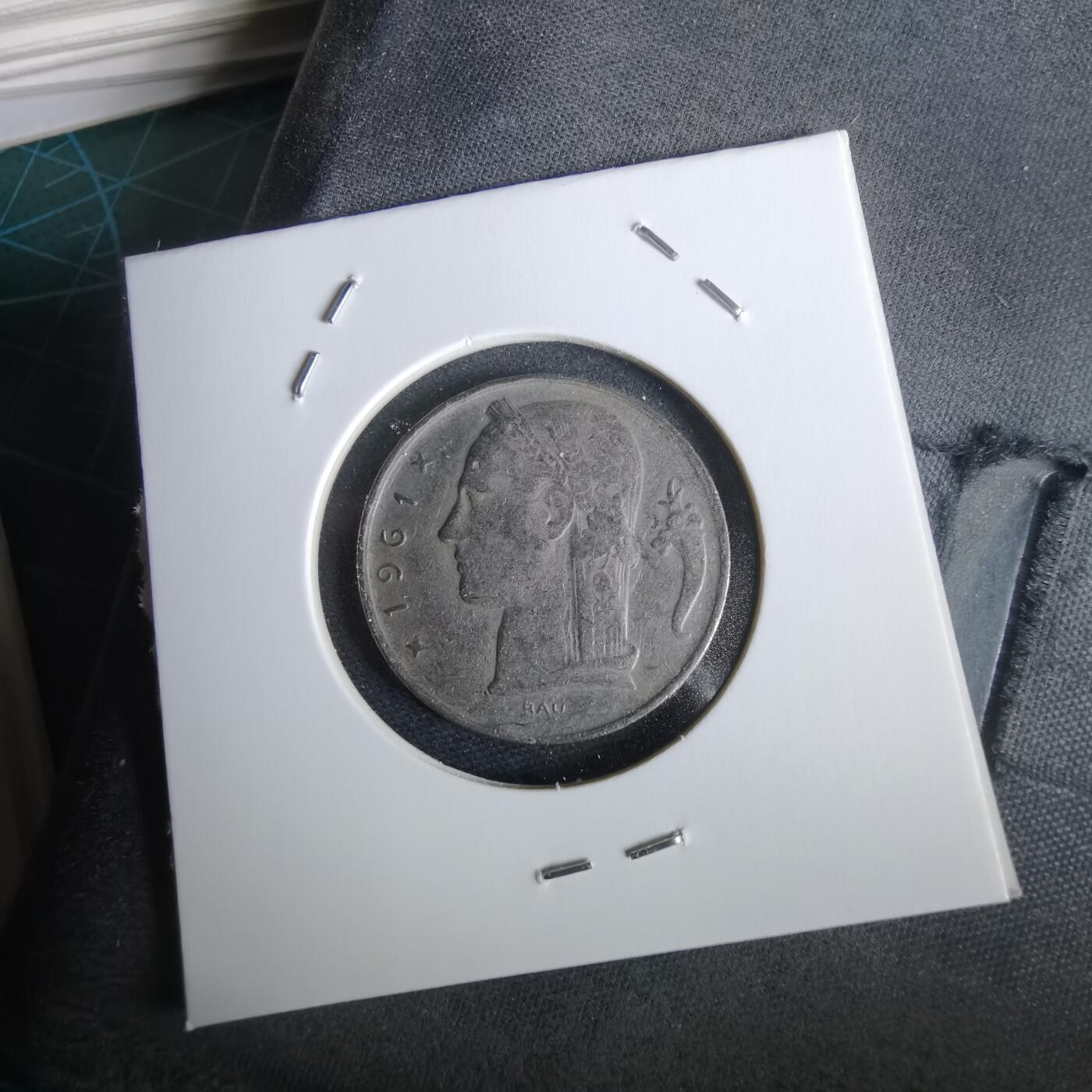 沼泽如烟--第968场 比利时1961年5法郎