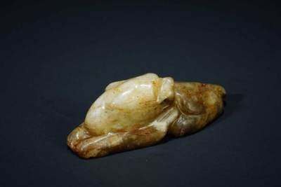 上海都达杂项专场五（全场包邮） - 和田古玉兽87-7