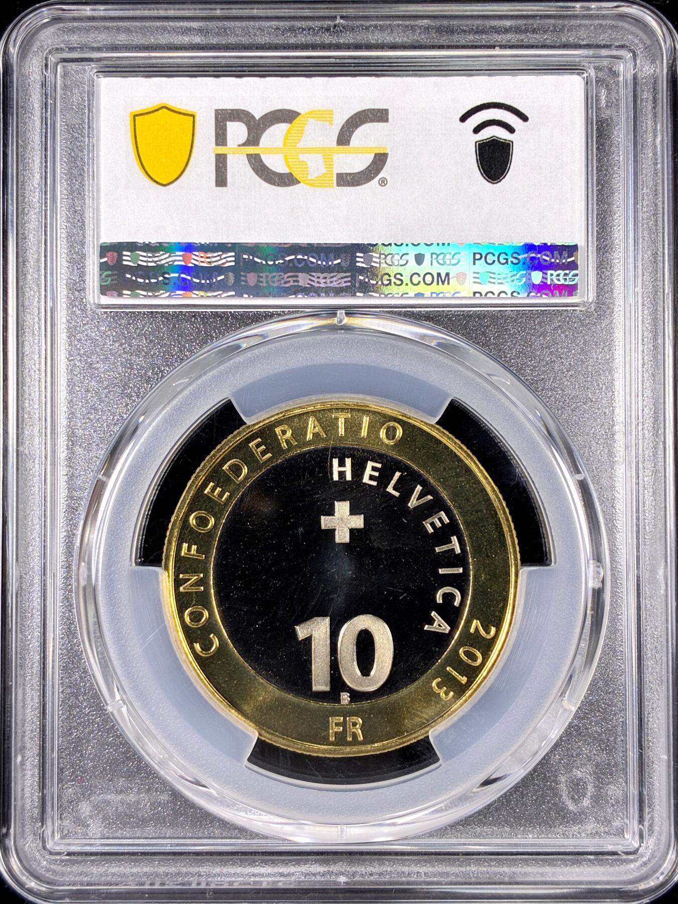 【雨安】【直播拍卖】【第0126期-评级币章】2026-01-24 周六 19:30 [评级现代] Switzerland 瑞士 10法郎 2013年 新年化妆巡游  PCGS-MS69