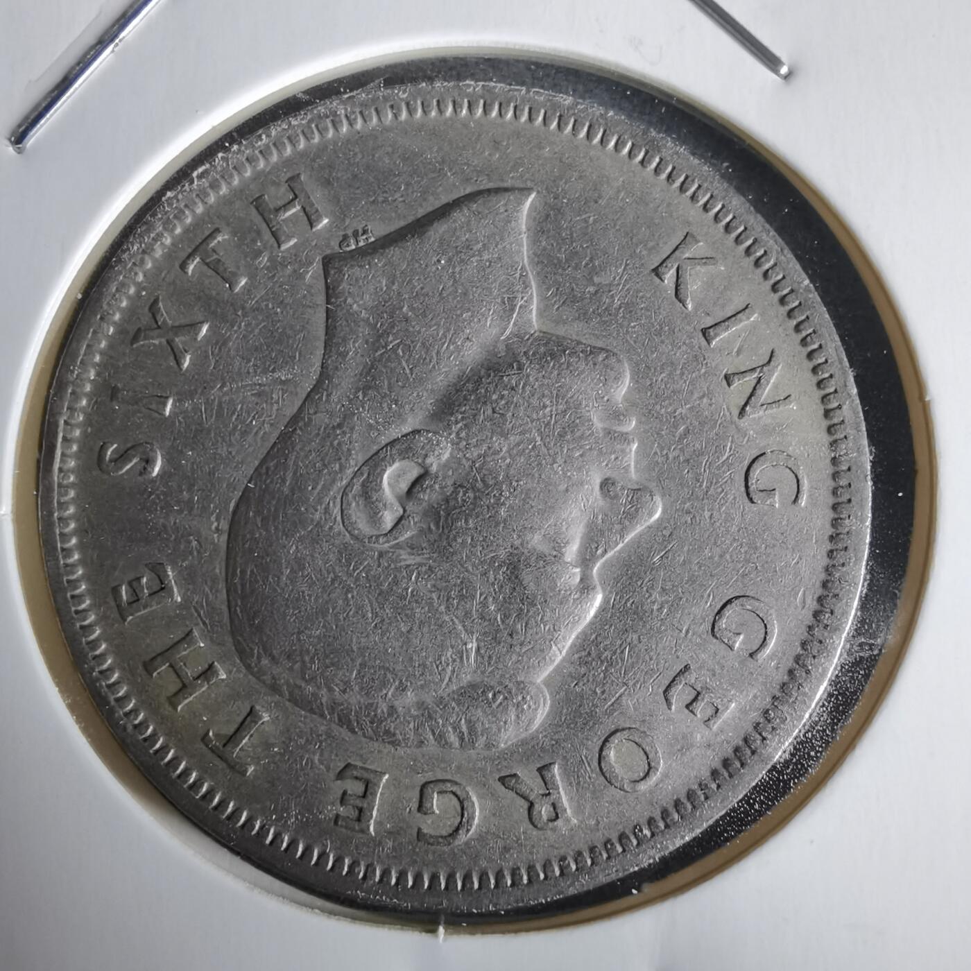 沼泽如烟--第968场 新西兰1948年半克朗