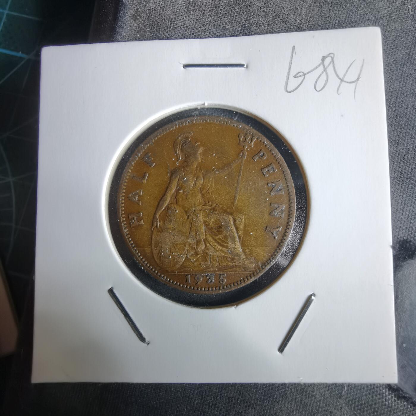 沼泽如烟--第968场 英国1935年半便士