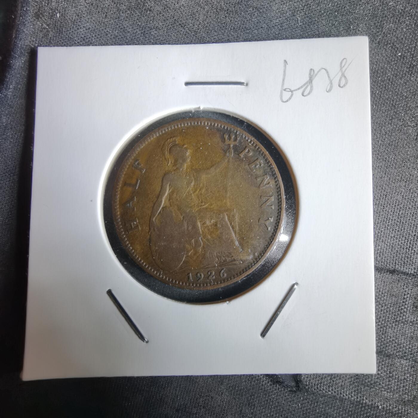 沼泽如烟--第968场 英国1926年半便士