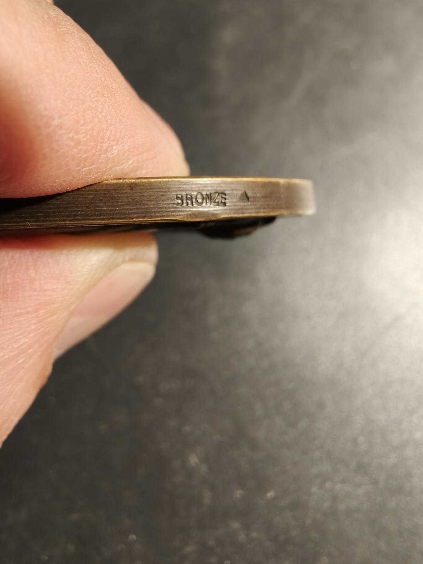 老王徽章第178期 法国电气公司大铜章   大师Dropsy作品    直径54mm    重量72.2g