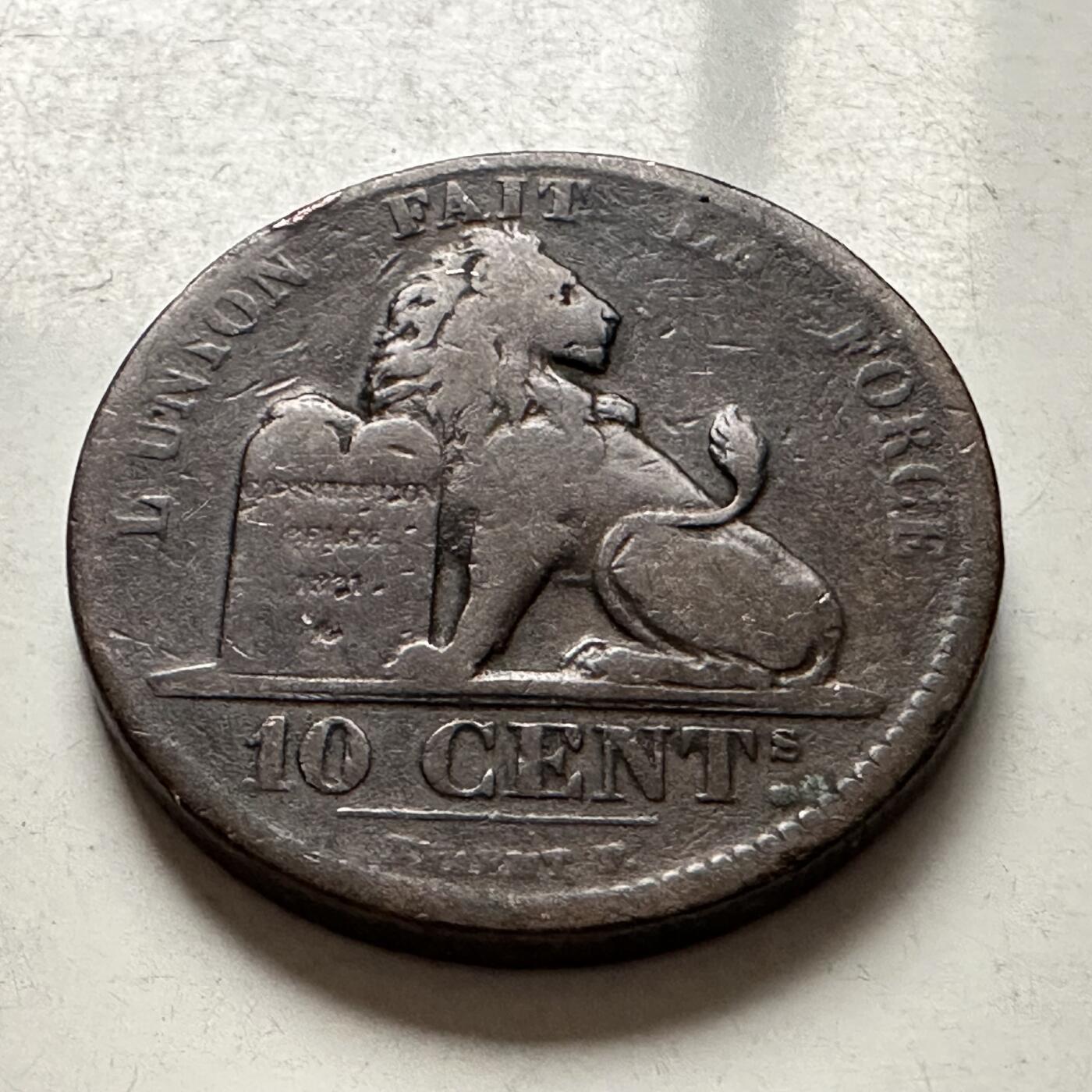 🌹外币初藏🌹🐯2026年第10场  每周二四六晚8️⃣点 接代拍 比利时1833年10分大铜币