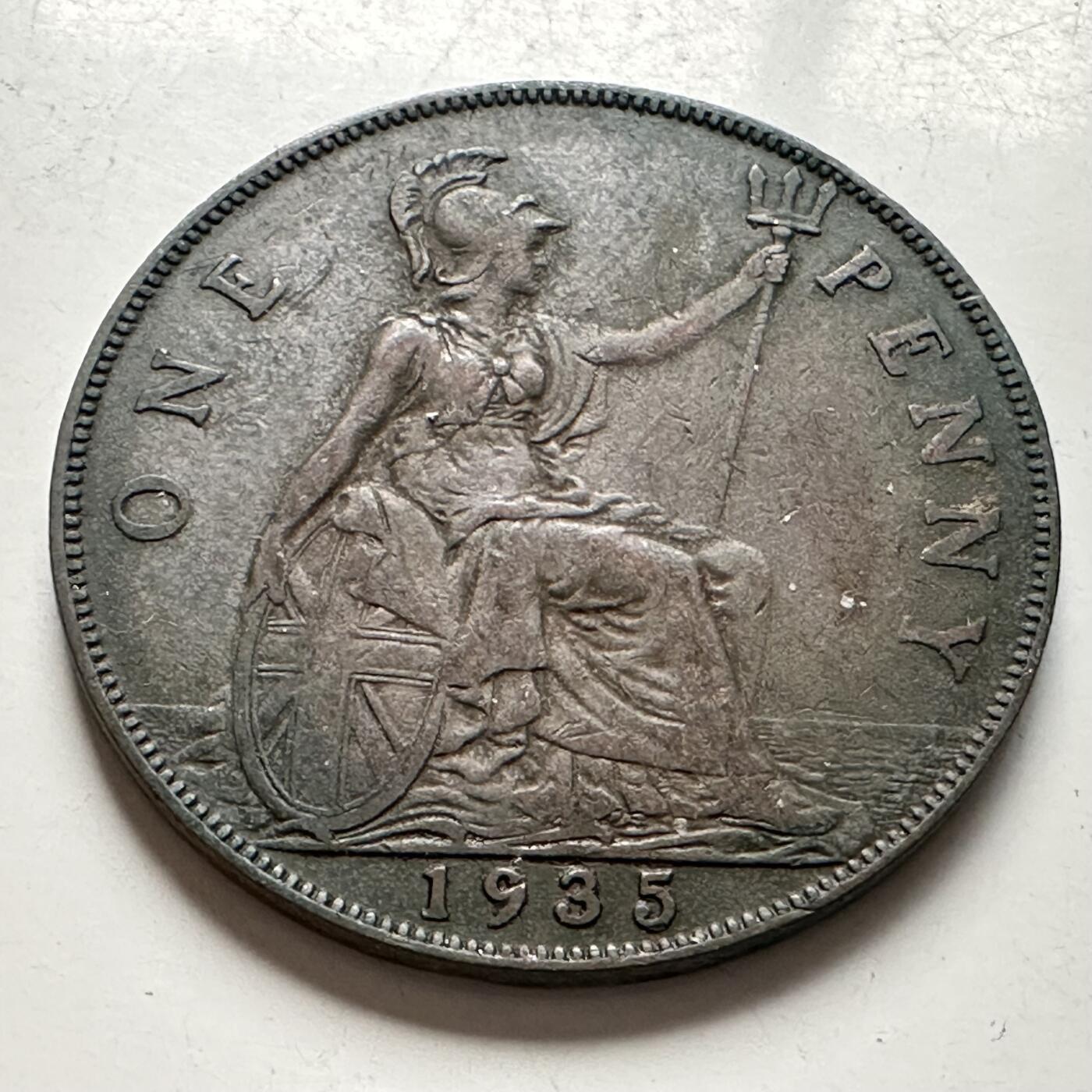 🌹外币初藏🌹🐯2026年第10场  每周二四六晚8️⃣点 接代拍 英国1935年一便士