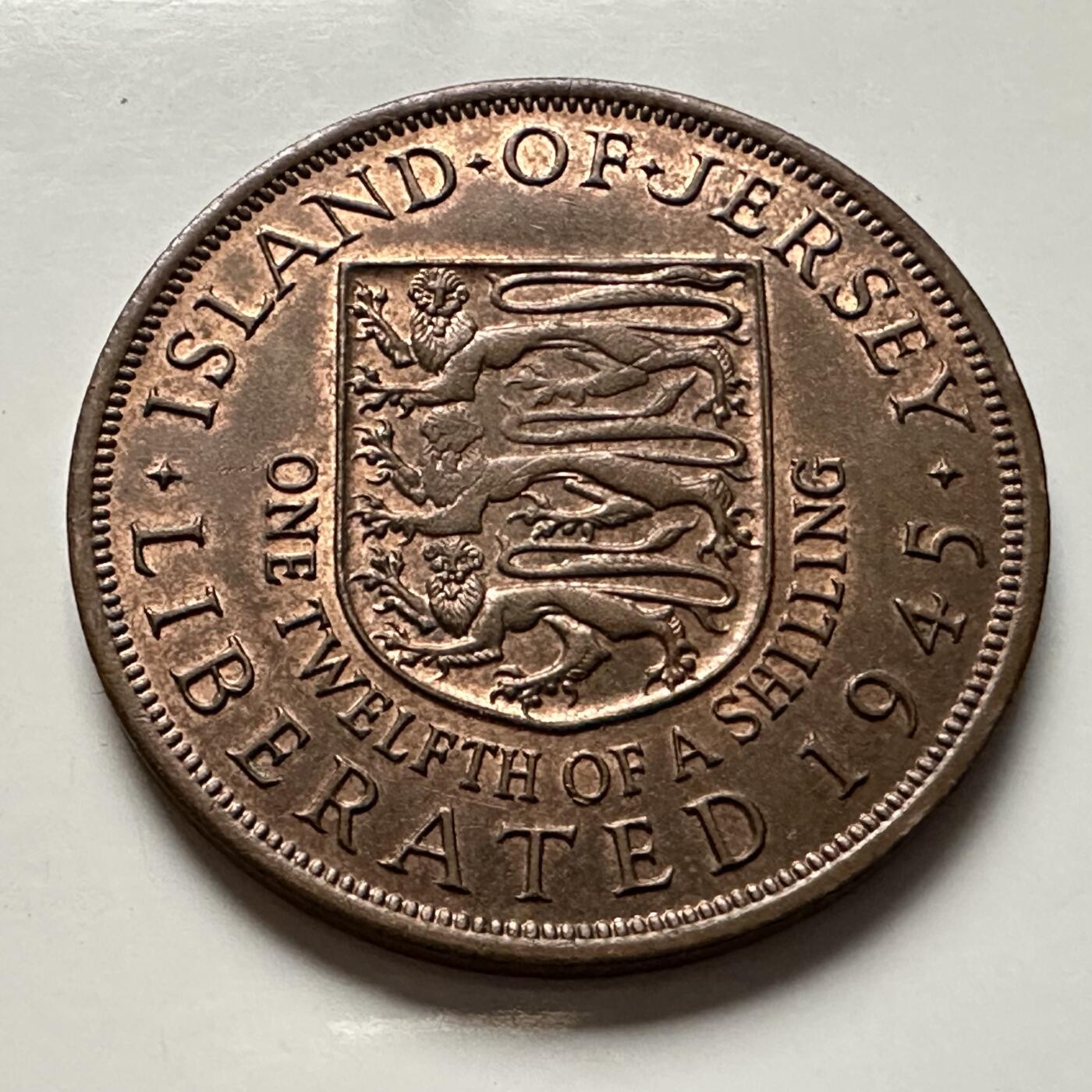 🌹外币初藏🌹🐯2026年第10场  每周二四六晚8️⃣点 接代拍 泽西岛1954年1/12先令 骡币，错配45背