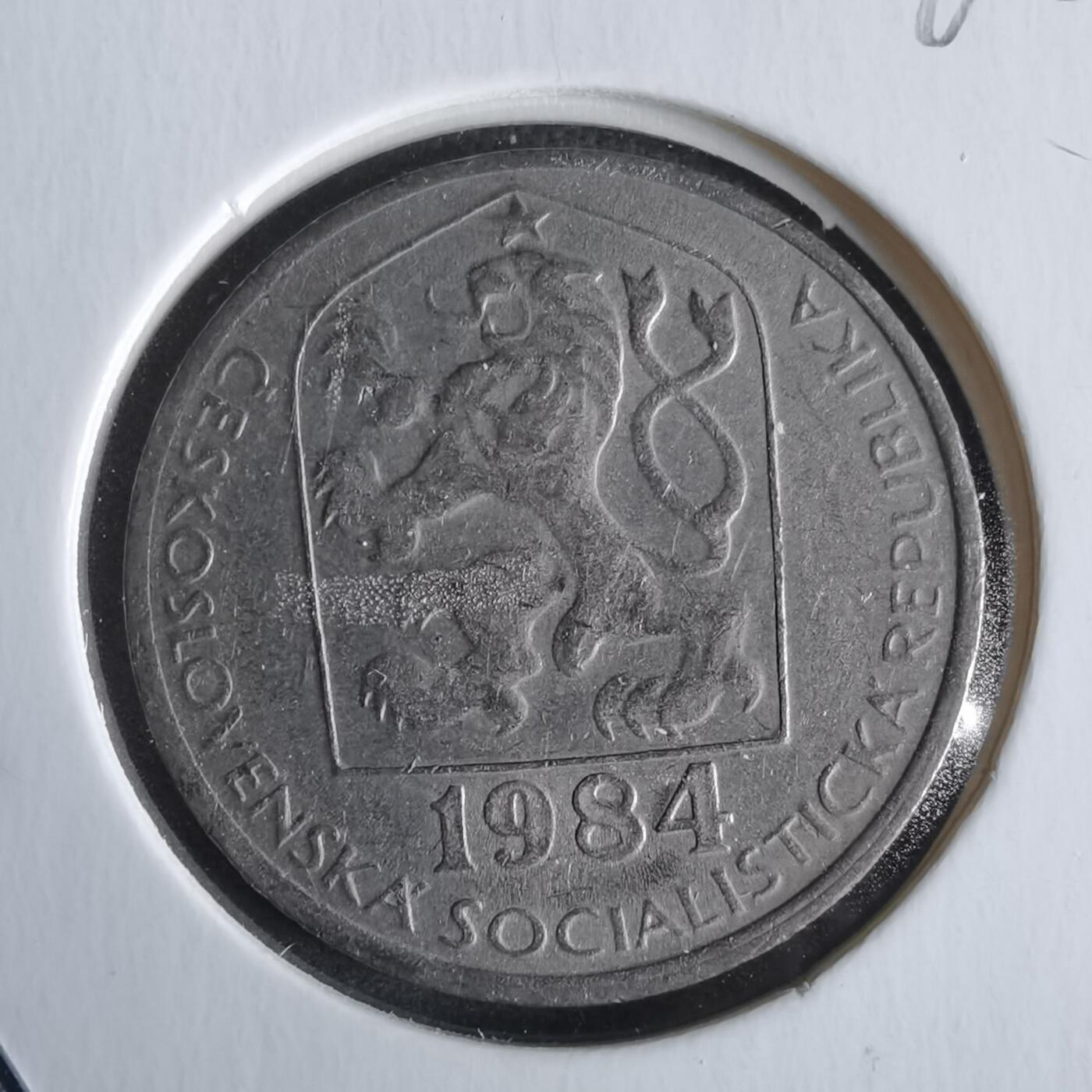 沼泽如烟--第968场 捷克斯洛伐克1984年50赫勒