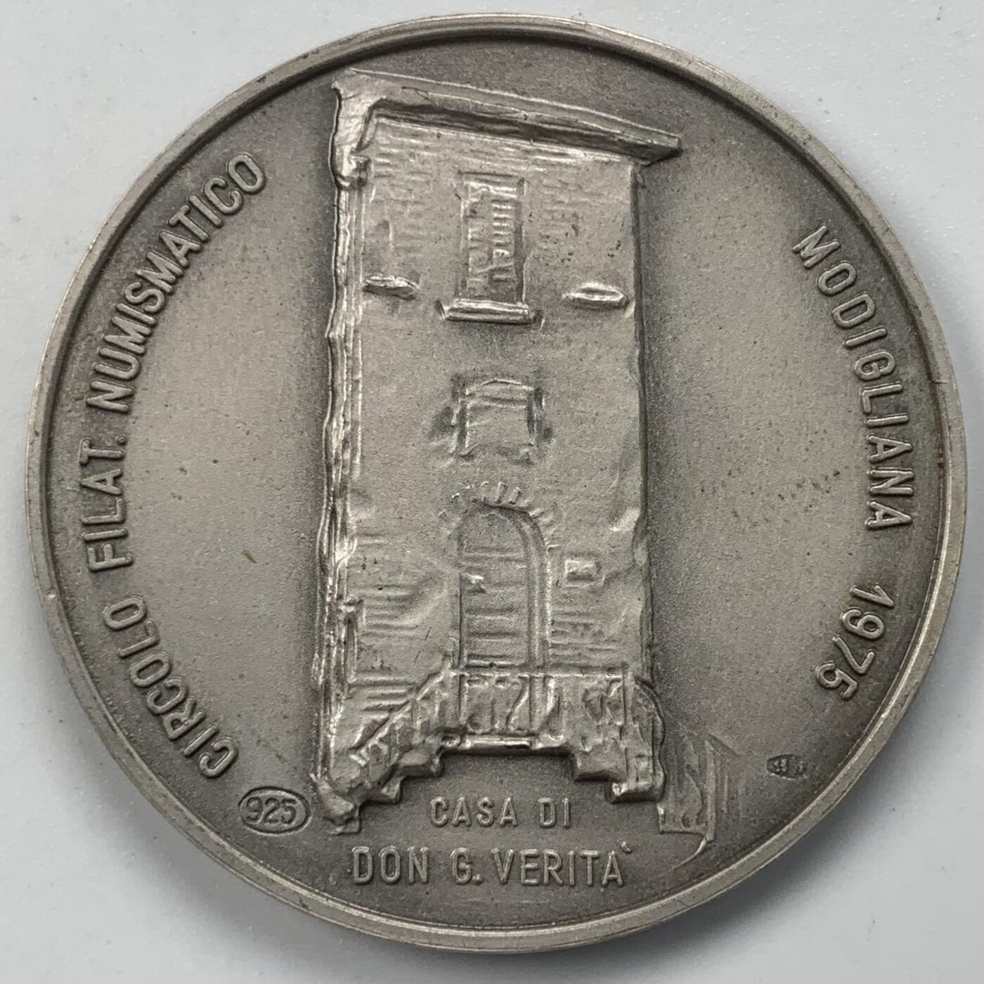 掌中浮雕-藏着的欧洲第050场 意大利神父唐·乔瓦尼·韦里塔银章（925），36mm，20.18g