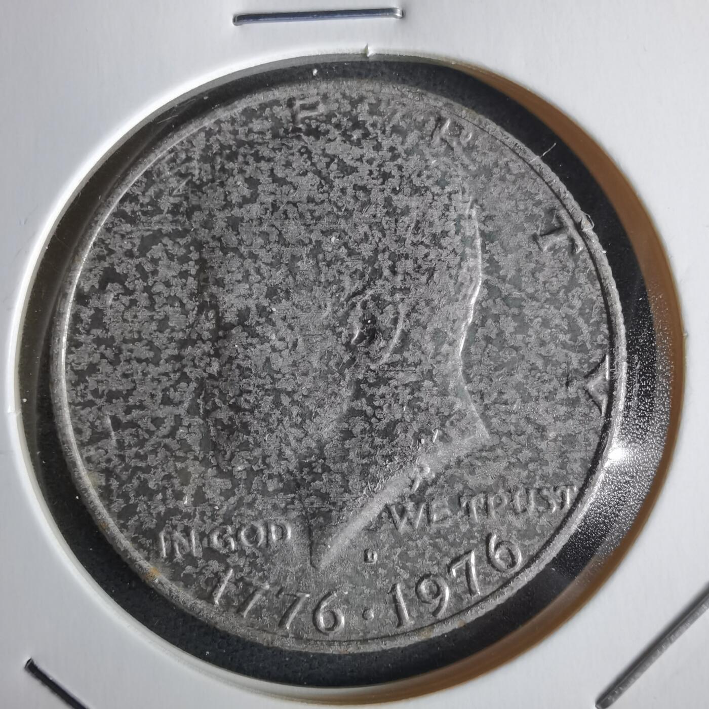 沼泽如烟--第968场 美国1976年半圆纪念币