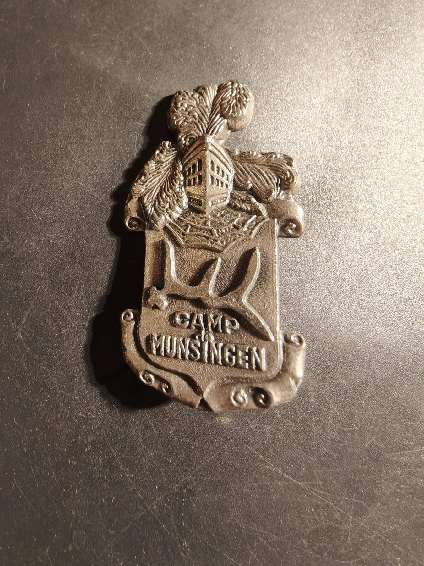 老王徽章第178期 法国里昂明辛根军事基地证章