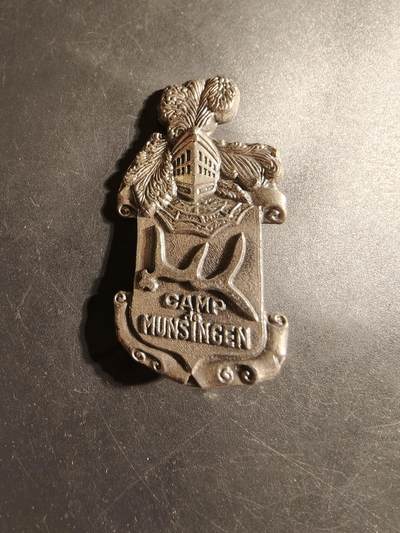 老王徽章第178期 - 法国里昂明辛根军事基地证章