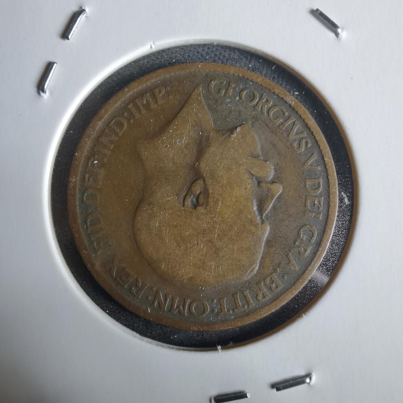 沼泽如烟--第968场 英国1916年半便士