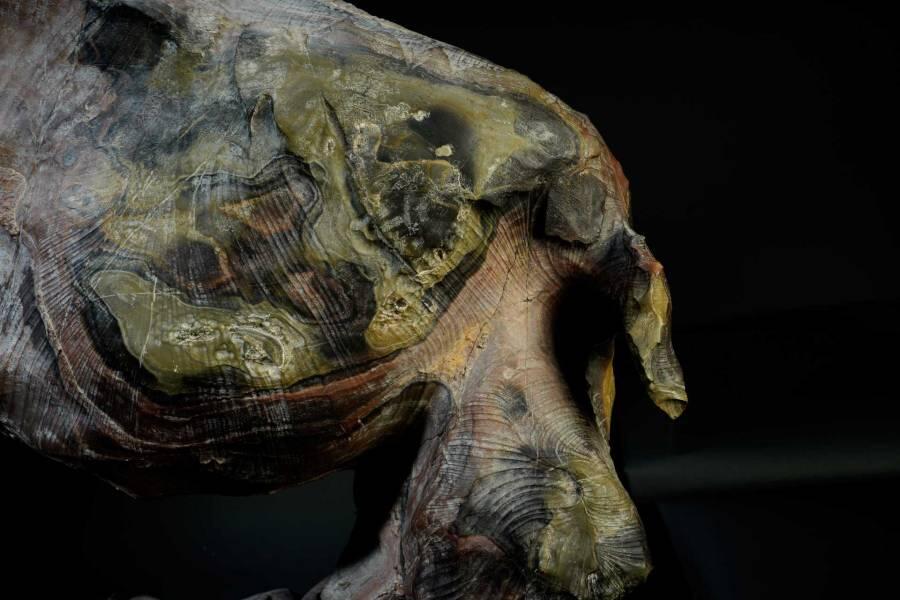 上海都达杂项专场五（全场包邮） 犀牛望月 灵璧赏石特大摆件