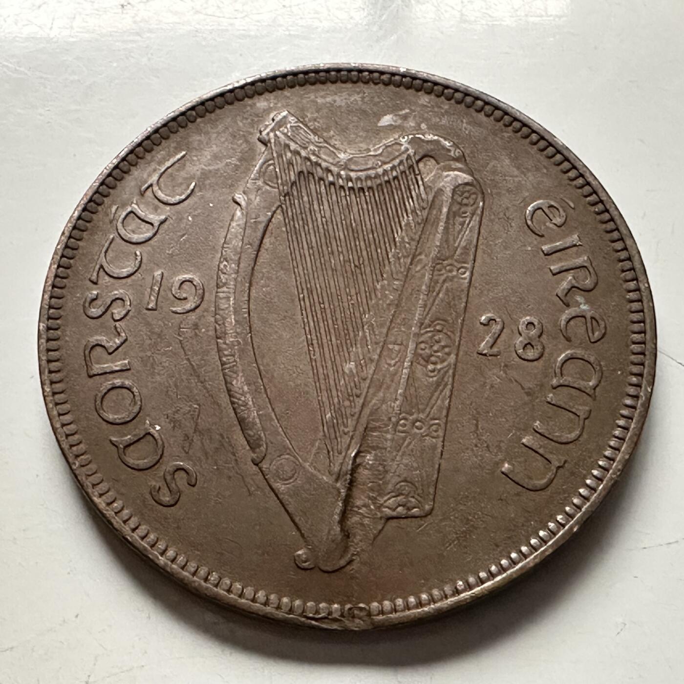 🌹外币初藏🌹🐯2026年第10场  每周二四六晚8️⃣点 接代拍 爱尔兰1928年一便士 c 有伤