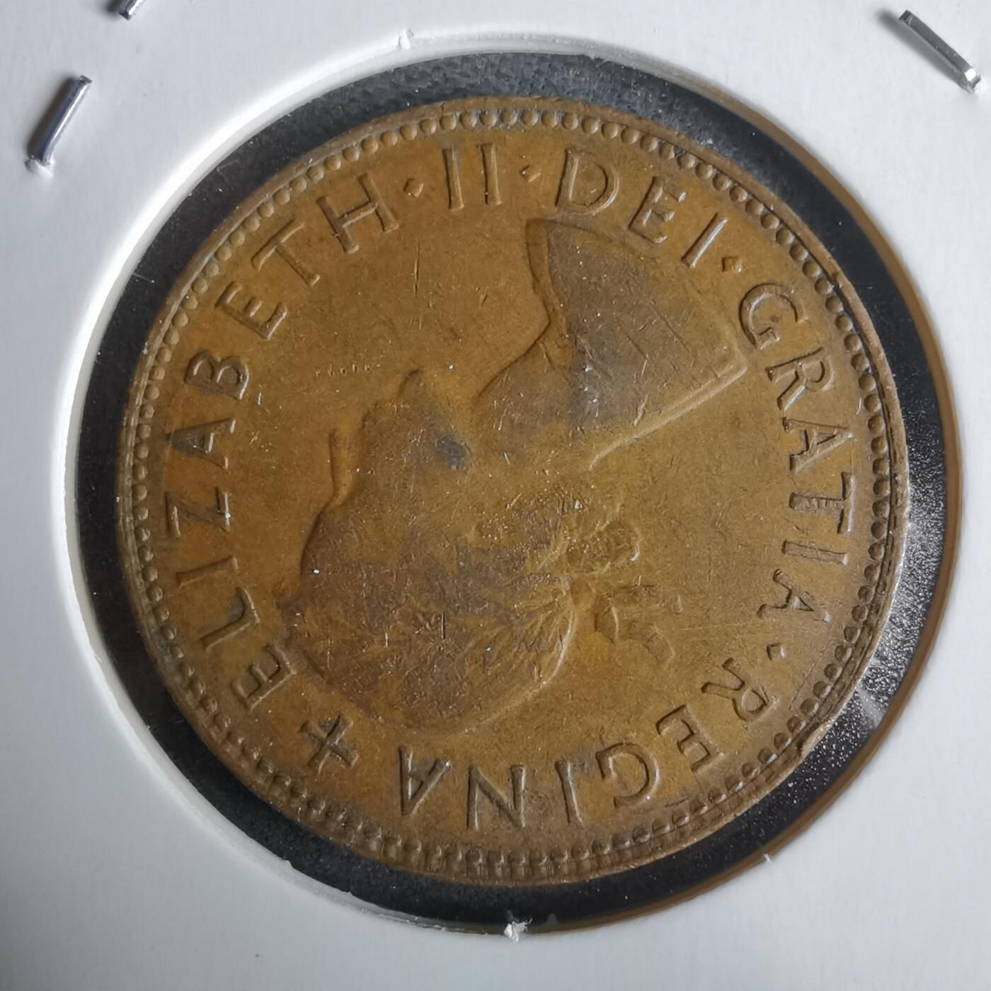 沼泽如烟--第968场 澳大利亚1954年半便士