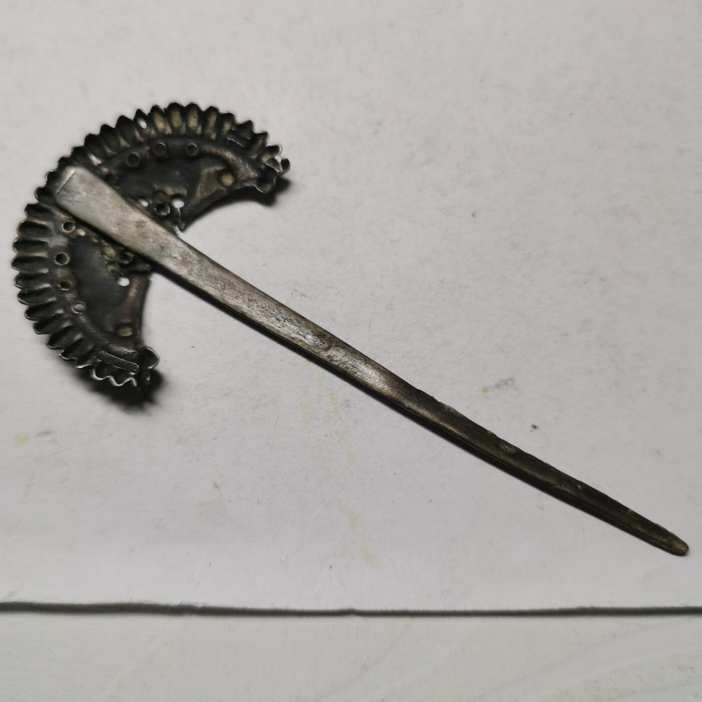 杂件专场95期 清代老银发簪