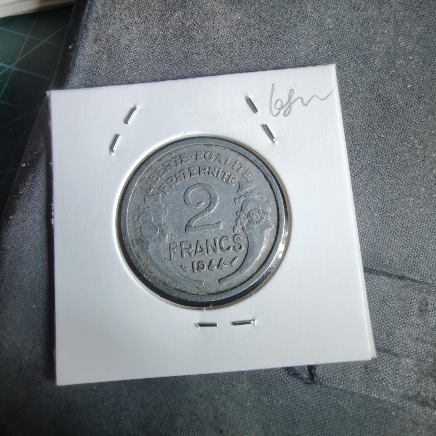 沼泽如烟--第968场 法国1944年2法郎