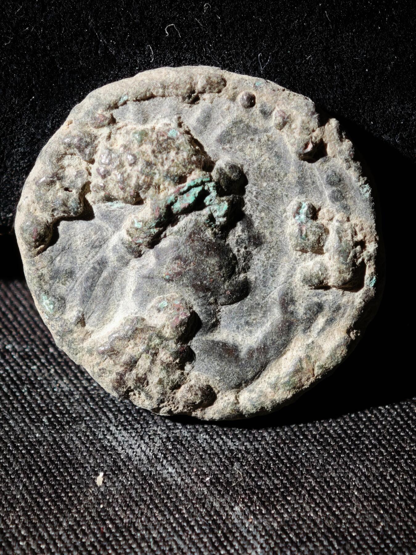 109期新疆红钱粟特钱币丝路钱币专场 贵霜无名王铜币