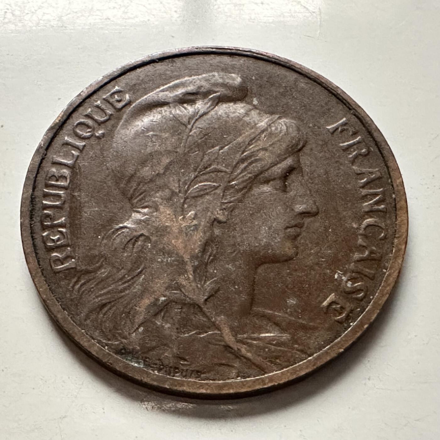 🌹外币初藏🌹🐯2026年第10场  每周二四六晚8️⃣点 接代拍 法国1912年五分