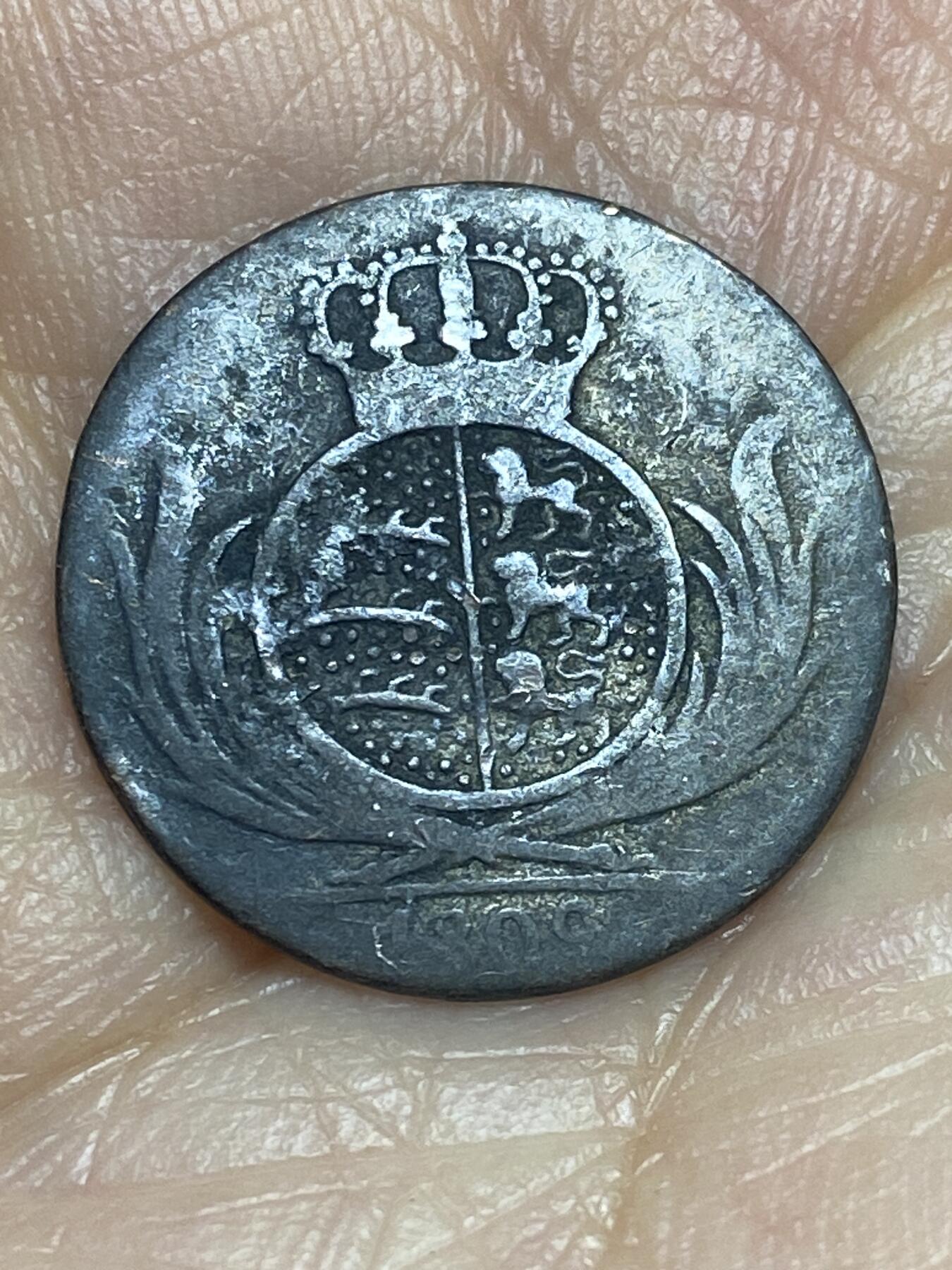 2026年第十二场(总第一百八十一场）外国好品散币场(免佣金) 少见–德意志邦国–符腾堡王国1809年6克鲁泽银币(弗里德里希一世时期，333银)