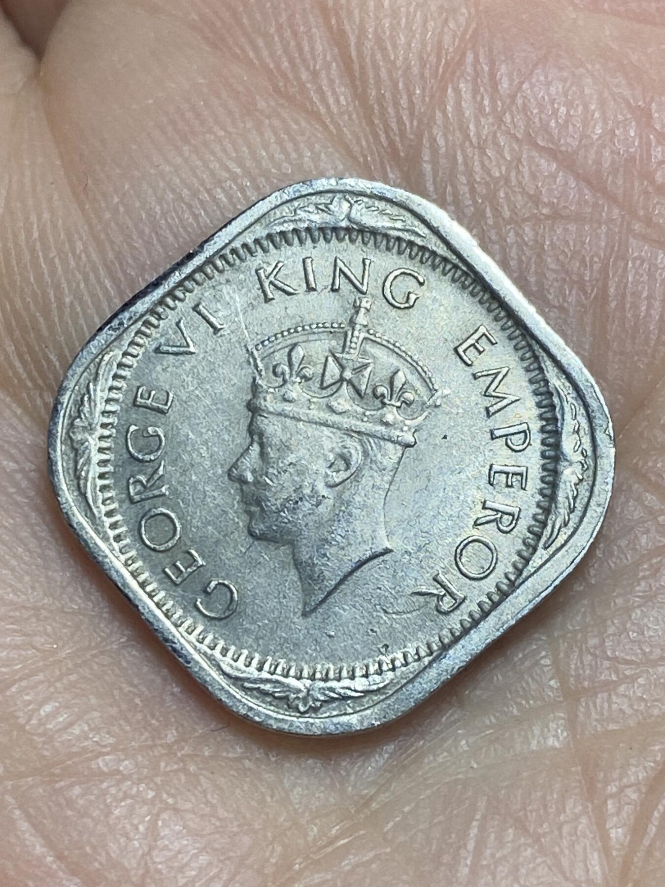 2026年第十二场(总第一百八十一场）外国好品散币场(免佣金) 英属印度1946年1/2安娜(乔治六世第四版首发年)