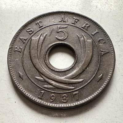 🌹外币初藏🌹🐯2026年第10场  每周二四六晚8️⃣点 接代拍 - 英属东非1937年5分