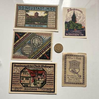 🌹外币初藏🌹🐯2026年第10场  每周二四六晚8️⃣点 接代拍 - 德国一战时期紧急币—2