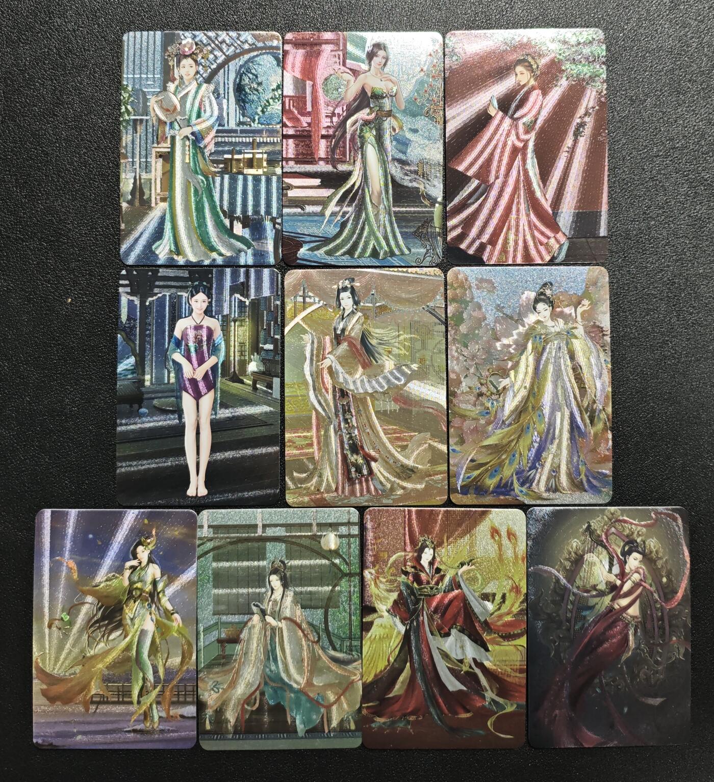 天玑星卡拍第164期《1.22周四截拍》持续收拍收评中 满赠卡需备注 宁缺卡牌 历代皇后 九张+飞天 粗闪 十张